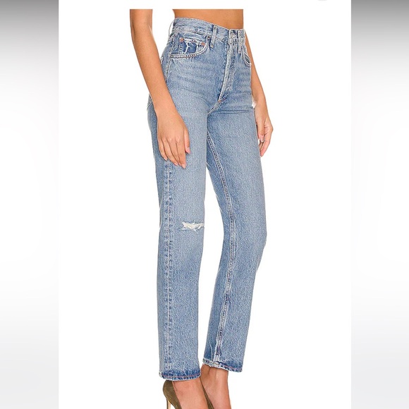 Agolde Denim - Agolde 90’s pinch waist jeans in color Abstract